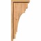 Ekena Millwork Pescadero Smooth Corbel w/Backplate, Western Red Cedar, 7 1/2"W x 10"D x 22"H COR08X10X22PEC01SWR - alternate 4